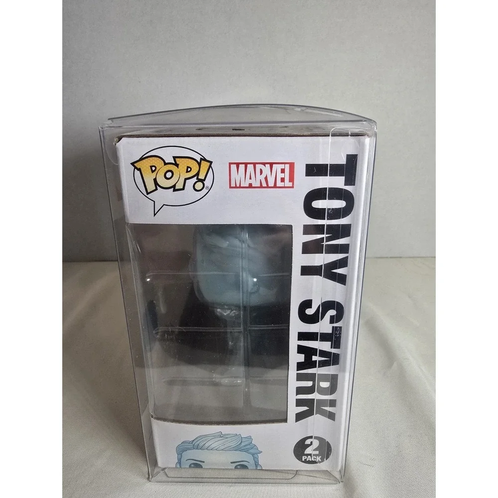 Funko Pop! Avengers End Game Morgan & Tony Stark Glow 2‎ Pack Special Edition